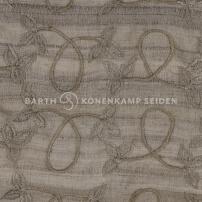 Agra silk, 60% silk / 40% cotton, embroidered #3093M