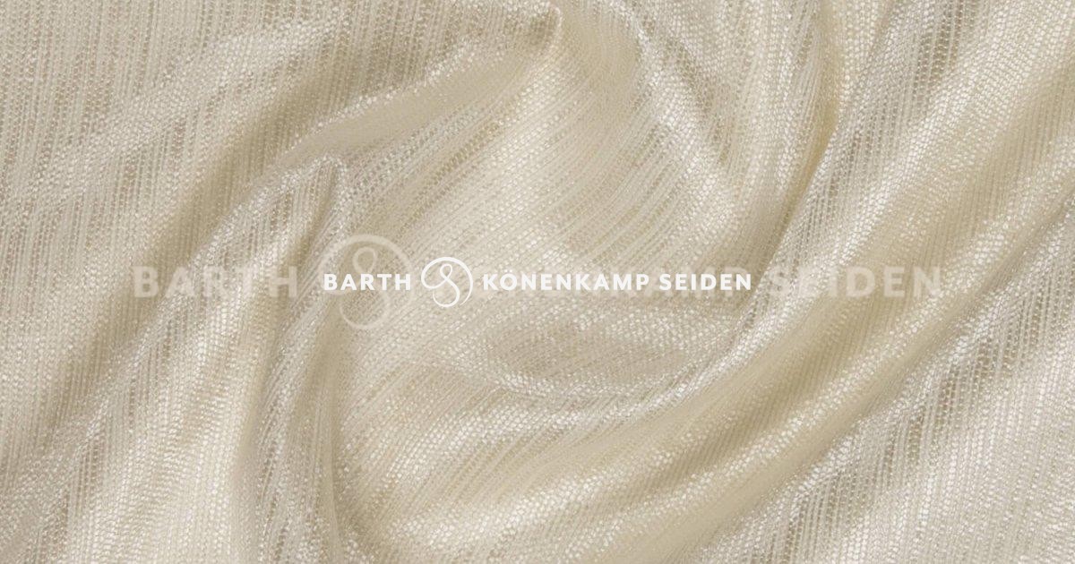 3904-402 Mazzo Mischgewebe gefärbt creme | Barth & Könenkamp Seiden