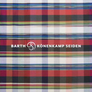 3090B-234 Doupion silk checked multicoloured 115g 137cm