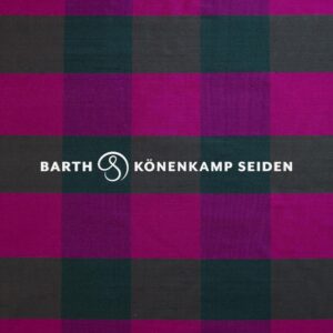 3090B-9 Doupion silk checked pink green 115g 137cm