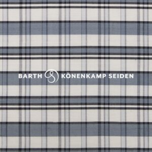 3090B-275 Doupion silk checked grey beige 115g 137cm