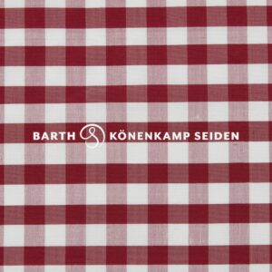 3090B-303 Doupion silk checked red white 115g 137cm
