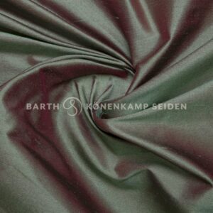 3090-106 Doupion silk plain green red 115g 137cm