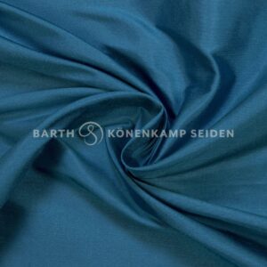 3090-483 Doupion silk plain turquoise petrol 115g 137cm