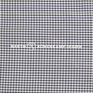 3091C-1 Doupion/Taffeta crystal, checked and striped black white 100g 140cm