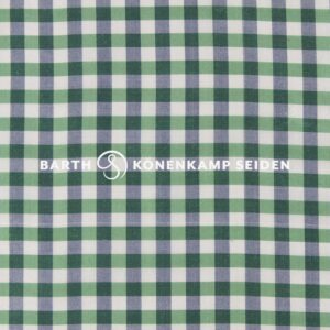 3091C-13 Doupion/Taffeta crystal, checked and striped green white 100g 140cm