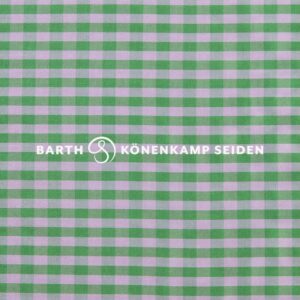 3091C-22 Doupion/Taffeta crystal, checked and striped green purple 100g 140cm