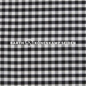 3091C-33 Doupion/Taffeta crystal, checked and striped black white 100g 140cm