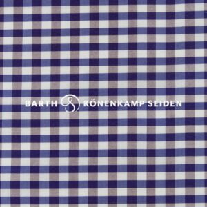 3091C-43 Doupion/Taffeta crystal, checked and striped blue white 100g 140cm