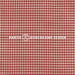 3091C-6 Doupion/Taffeta crystal, checked and striped red white 100g 140cm