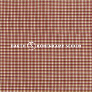 3091C-9 Doupion/Taffeta crystal, checked and striped red white 100g 140cm