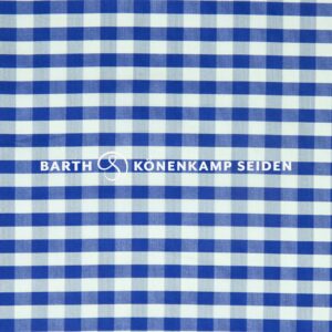 3091C-41 Doupion/Taffeta crystal, checked and striped blue white 100g 140cm