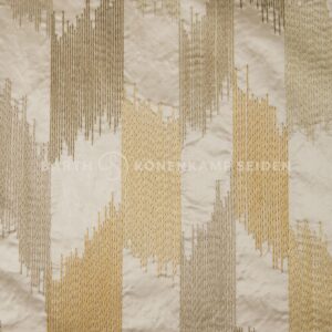 3831 Deco-Silk "Fancy", Satin, 67% cotton / 33% silk off-white gold 360g 140cm